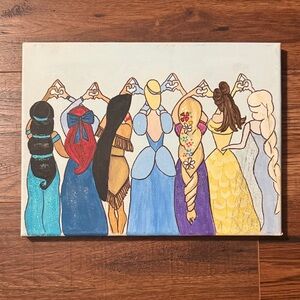 Sorority Princess AOll - Alpha Omicron Pi
Handmade Art Canvas